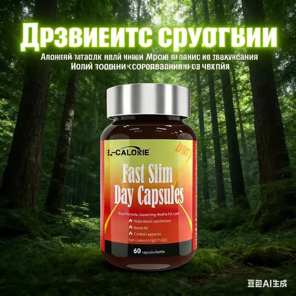 Дневные капсулы для похудения L-CALORIE (Желейные конфеты), 42 г/бутылка
