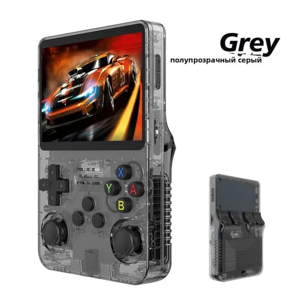 Портативная Игровая Консоль R36S HD: 3.5-дюймовый PSP Эмулятор с Двойными Стиками, Автономная Приставка для GBA/Аркад