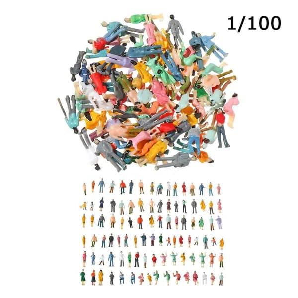 100pcs Люди Цифры