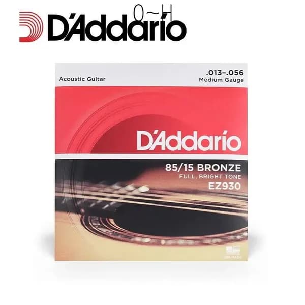 Струны D'ADDARIO EZ930 для гитары акустической металлические (013-056)