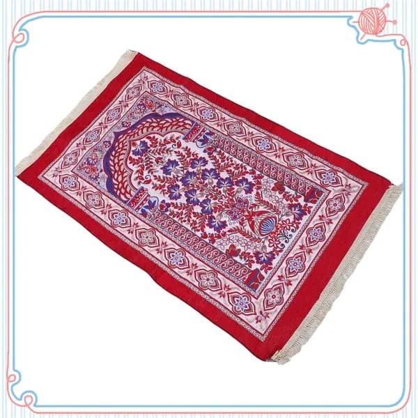 Коврик для молитвы красный