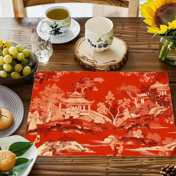 Салфетка сервировочная Искусственные материалы 32x42см, 1шт.