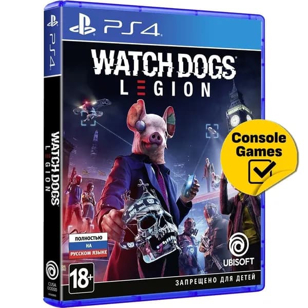 Игра PS4 Watch Dogs Legion (русские субтитры) (13035) (PlayStation 4, Русские субтитры)