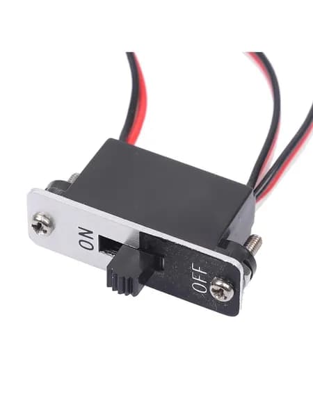 1 шт. радиоуправляемый переключатель включения/выключения с запасным штекером, сверхпрочный, с разъемом FUTABA.
