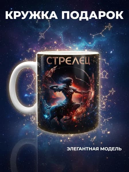 Кружка Подарочная по гороскопу Знак зодиака Стрелец