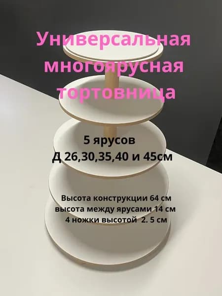 Тортовница многоярусная универсальная