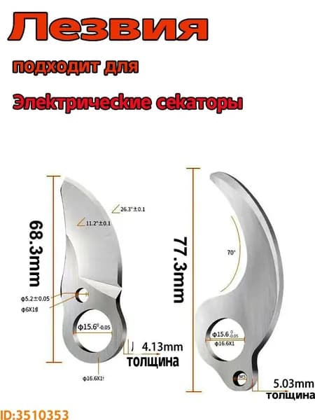 Нож для садового инструмента