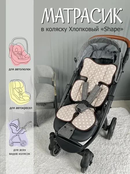 Матрасик в коляску прогулочную