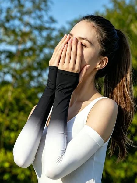Спортивный компрессионный нарукавник