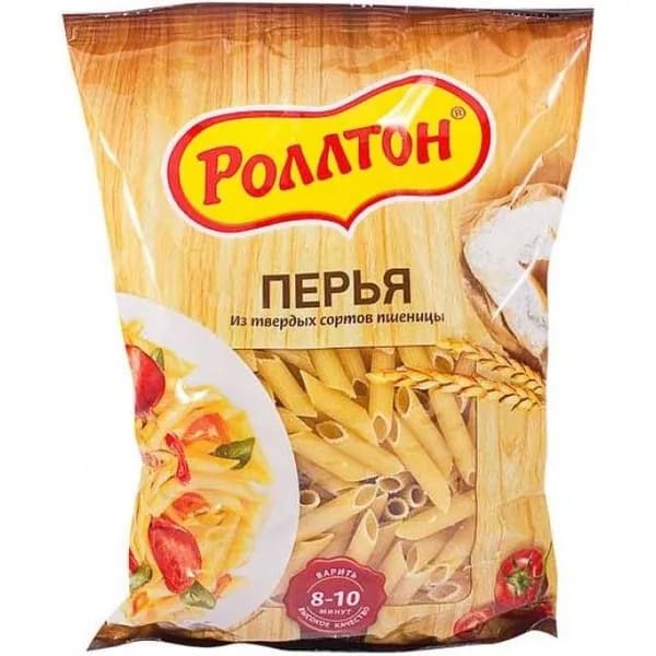 Роллтон Макаронные изделия перья 400 г