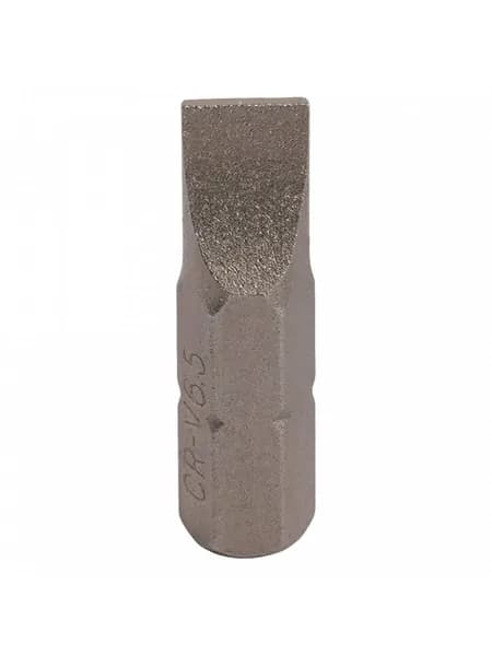 Бита SL6.5, 1/4", 25мм, плоская шлицевая бита для отвертки и шуруповерта, набор бит для монтажных работ AIRLINE ATAR025