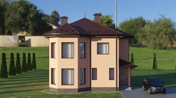 Проект 2х этажного дома полезной площадью до 150м2