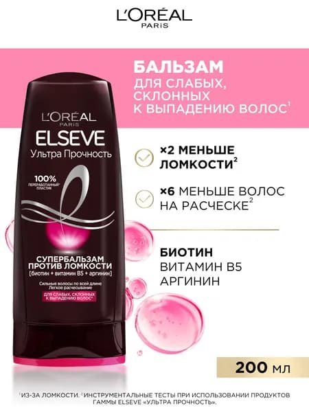 L'Oreal Paris Бальзам для волос, 200 мл