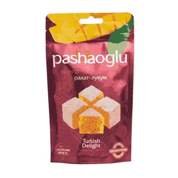 Рахат-Лукум Pashaoglu манго-семена чиа, 150 гр