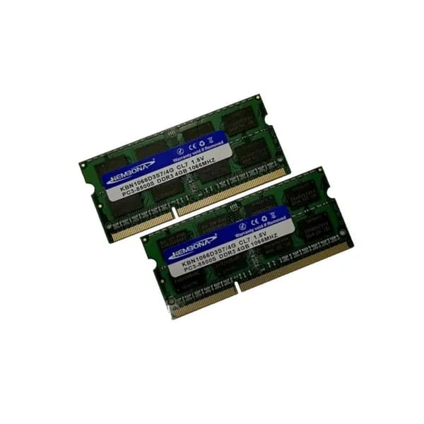 Оперативная память DDR3, 1066 МГц, 2 x 4 ГБ (KemBona/Sams KBN1066В3S7/4G (Kit 2x4Gb))