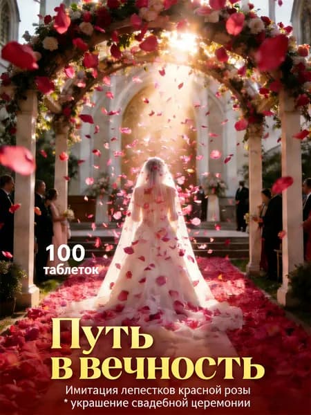 100 искусственных лепестков роз для свадьбы и фотосессииИспользуется для проведения свадеб, признаний, годовщин свадьбы