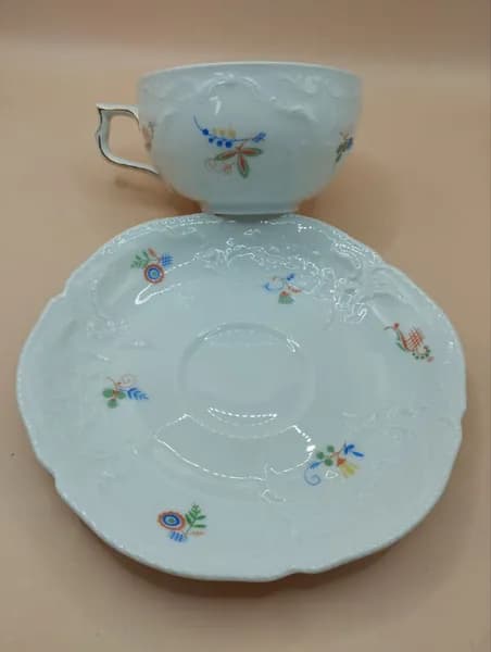 Антикварная чайная пара. Rosenthal Sanssouci. Германия. Начало ХХ века.