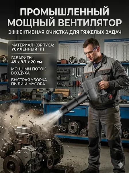 Промышленный штормовой пистолет для снега и пыли
