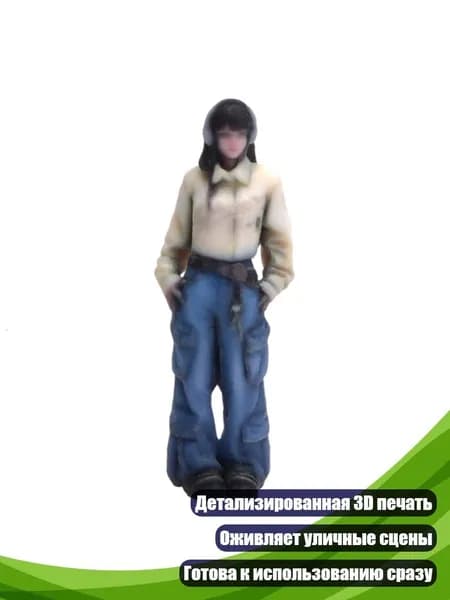 Миниатюрный Аксессуар Сцены 1/64 Смоляная Фигура для Диорамы, Yo3