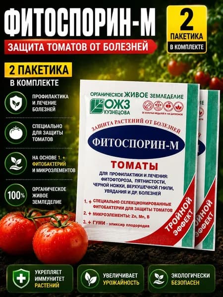 Фитоспори н М 10г томат порошок - 2 штуки