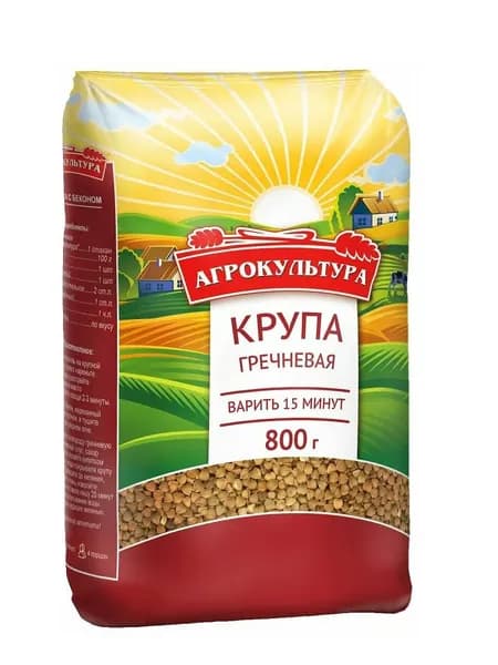 Агрокультура Гречка ядрица, 800 гр