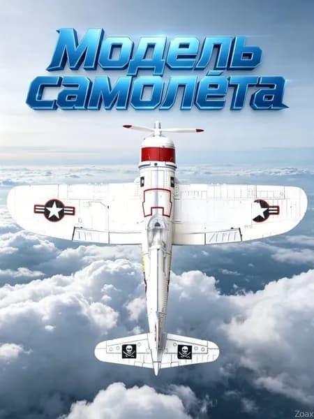 Сборная модель самолета F4U Corsair Второй мировой войны, масштаб 1:48 с 4D деталями, для научного образования и хобби, высокодетализированная, 1 шт