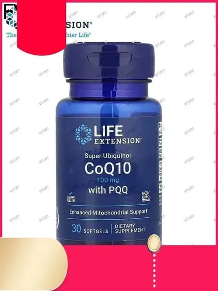 Life Extension Super Ubiquinol CoQ10 with PQQ, содержит PQQ, пантенол, коэнзим Q10, 100 мг, 30 мягких капсул-zhangshiliang