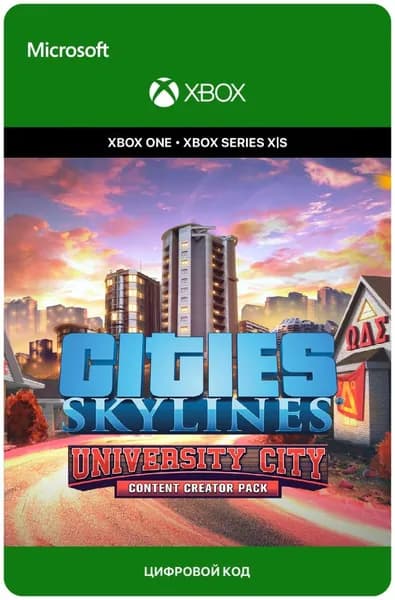 Дополнение Cities: Skylines - University City (DLC) для Xbox One/Series X S, электронный ключ