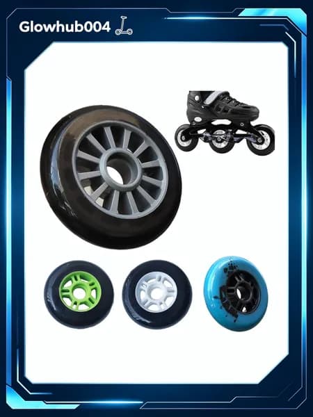 100mm колеса 85A, эластичные, с подшипниками ABEC-5, вес 240г, для роликов и скейтбордов