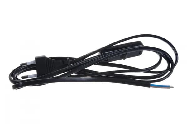 Шнур сетевой с выключателем 1.9м 230V черный Feron KF-HK-1 23050 FERON