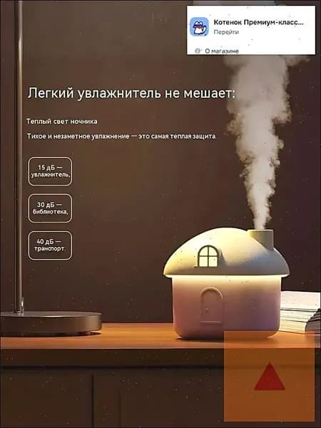 Увлажнитель воздуха 迷你加湿器, светло-зеленый