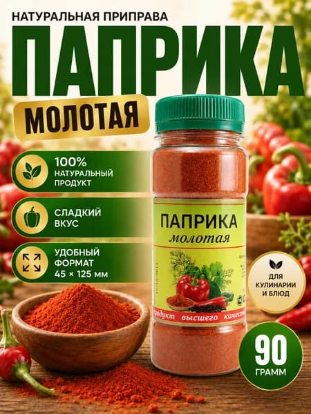 Паприка сладкая молотая, 90 гр