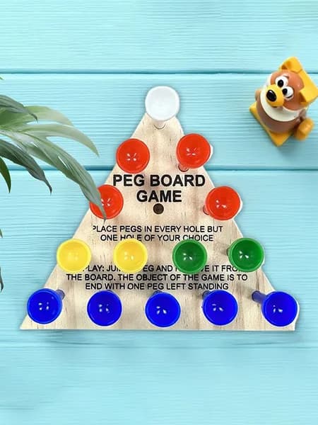 PEG Board Game, Peg Board for Kids ,Обучающая игра