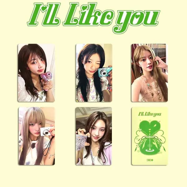 Карточки ILLIT I'LL LIKE YOU альбом карты Коллекционная карточка 54 * 86 мм 5 шт