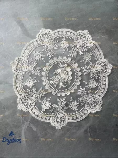 Салфетка сервировочная Кружево 33x33см, 1шт.