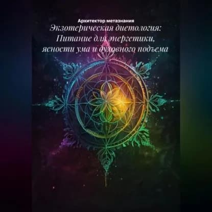 Экзотерическая диетология: Питание для энергетики, ясности ума и духовного подъема | Архитектор метазнания | Электронная аудиокнига
