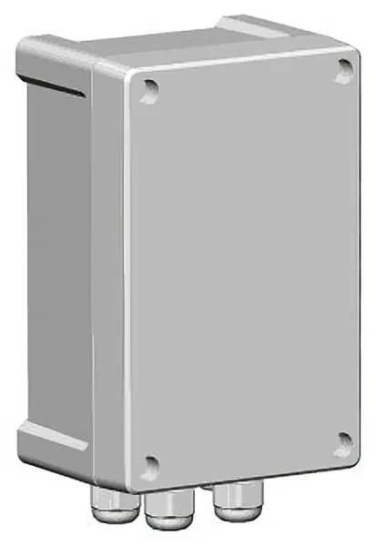 Коробка монтажная из ABS пластика, DIN-рейкой и клеммной колодкой с 6-ю зажимами под провод сечением до 6 мм, -40о - +60оС, IP66, 210х125х75мм