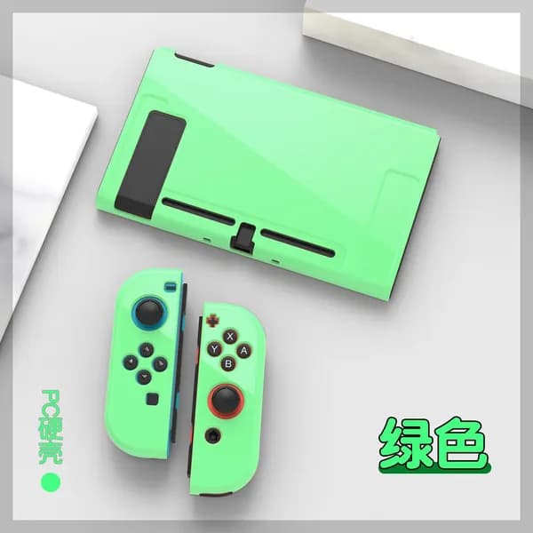 Чехол для Switch , новый глянцевый защитный ПК, цветной жесткий корпус консоли OLED