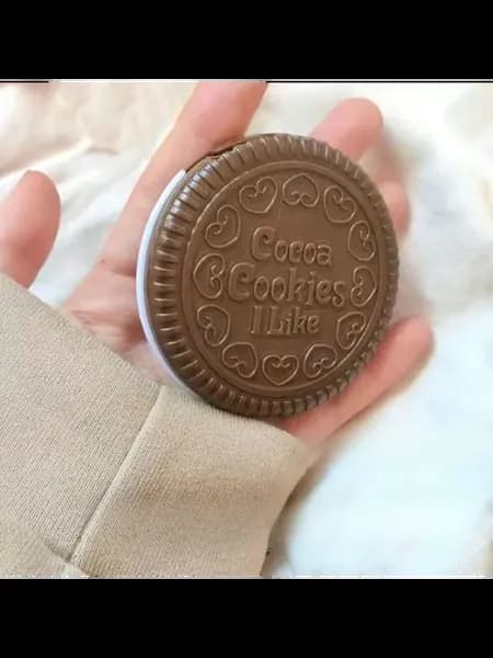 Зеркало для макияжа "Cocoa Cookies I Like", Light Coffee