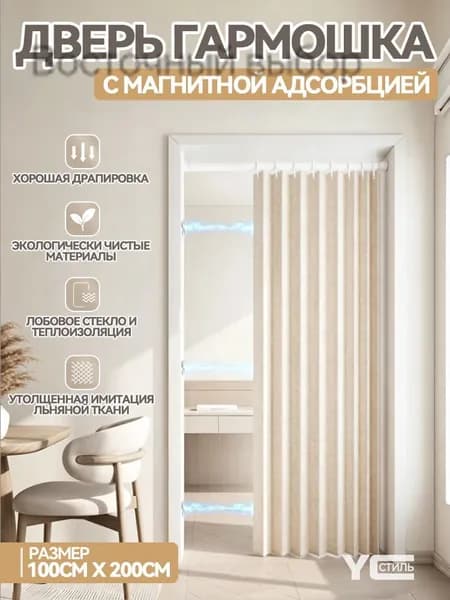 Дверь межкомнатная, Полиэстер с ПВХ покрытием, 1000x2000, Глухая