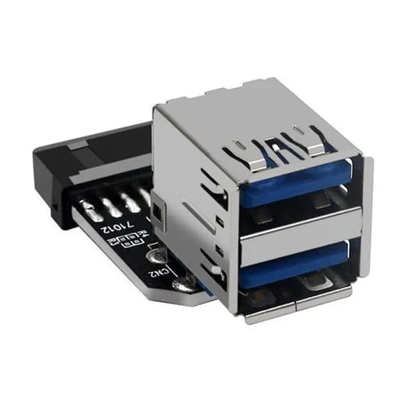 Адаптер-конвертер 20Pin to Dual USB3.0 для материнской платы настольного компьютера, PH21
