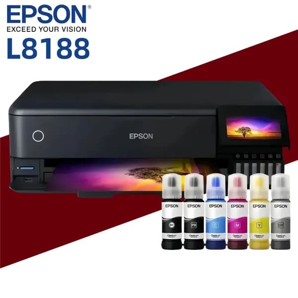 Epson МФУ Струйное epson L8188--., СНПЧ,, A3, цветн., USB, Wi-Fi, черный, серый