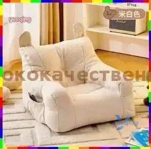 Прямой диван, механизм Юниор, 38х38х35 см,белый