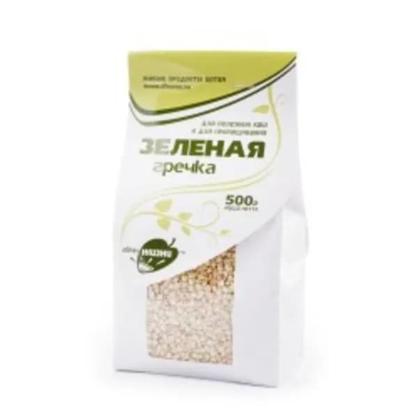Гречка зеленая для проращивания "Образ жизни", 500 г