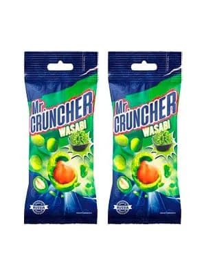 Mr.Cruncher Арахис в хрустящей корочке васаби, 60 г., 2 упаковки.