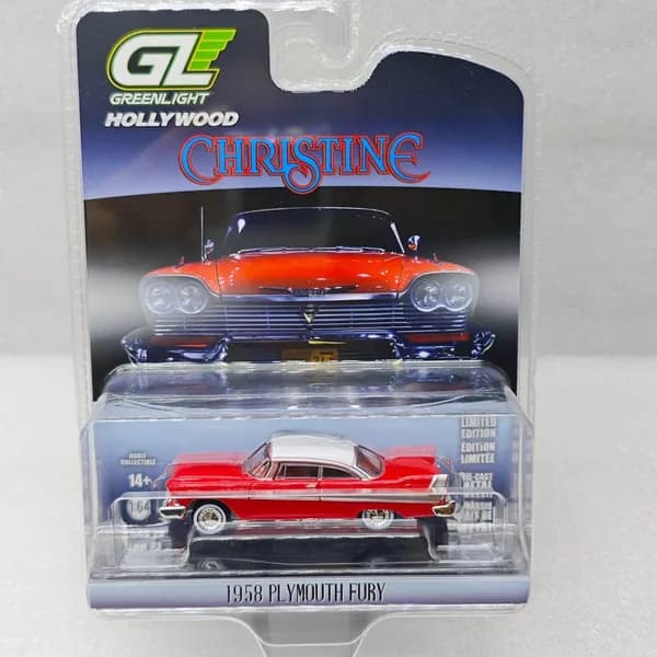 PLYMOUTH Fury 1958 Evil Version из к/ф "Кристина" 1983, GREENLIGHT 1/64, масштабная модель