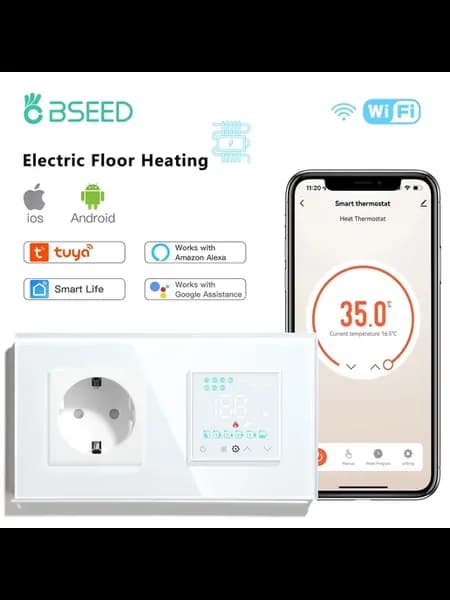 BSEED Wi-Fi Электронный термостат для