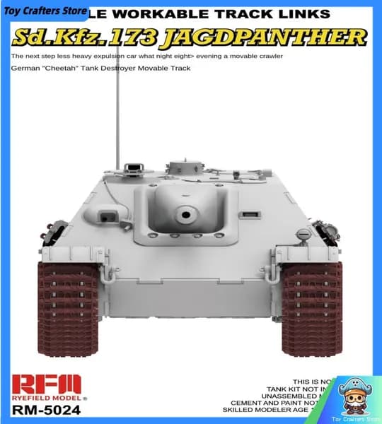 Rye Field RFM 5024 1/35 подвижная гусеница sd.kfz.173 Охота на леопардов Модель автомобиля