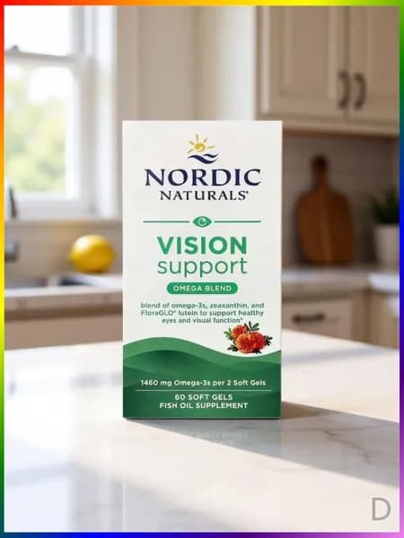 Nordic Naturals, добавка для поддержки зрения, омега-смесь, 60 капсул