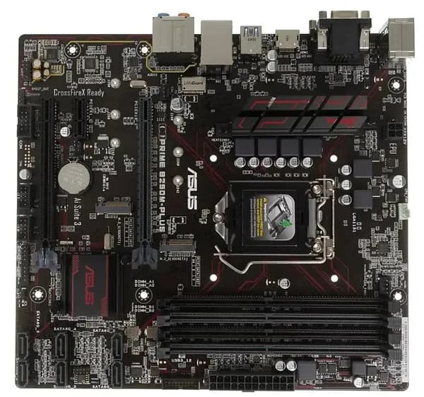 Материнская плата Socket 1151 v1 Asus B250M-PLUS Prime для тех, кто любит максимальное качество без компромиссов